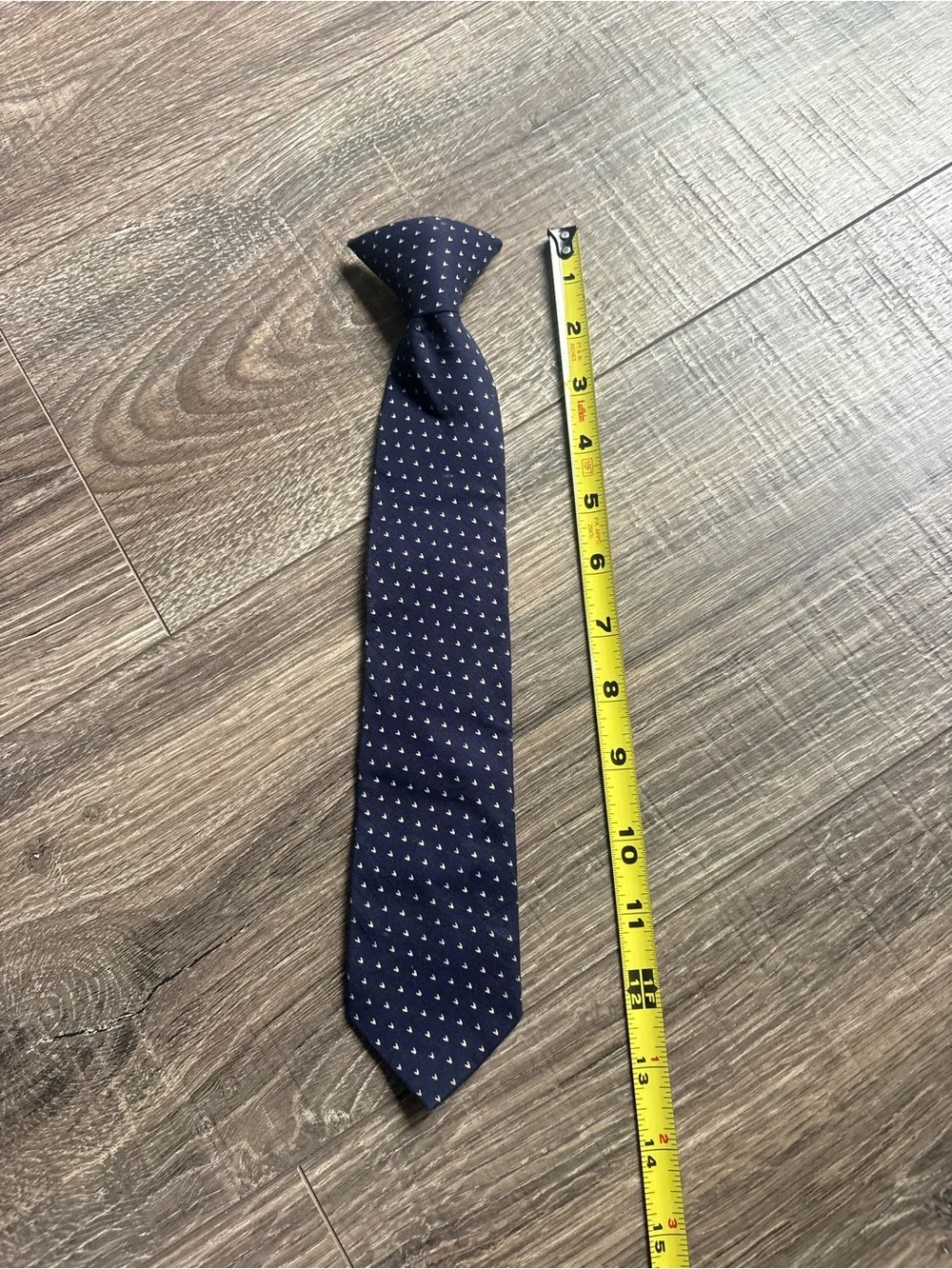Kids Navy Polka Dot Tie